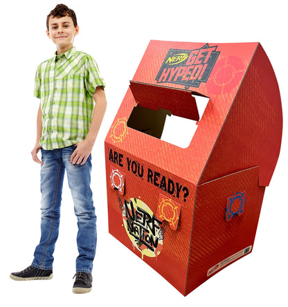 Life-size Cardboard Cutout of Nerf Get Hyped Fort - All Cutouts