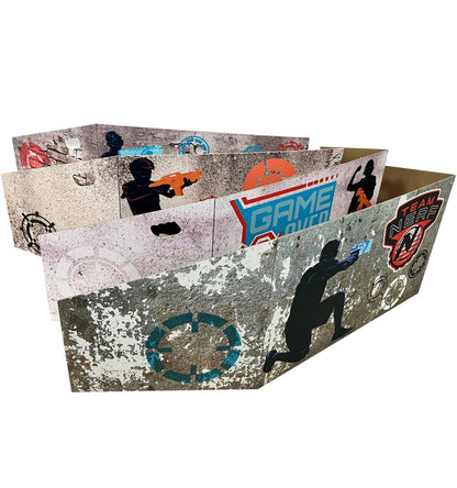Life-size Cardboard Cutout of Nerf Barriers (Set of 4)