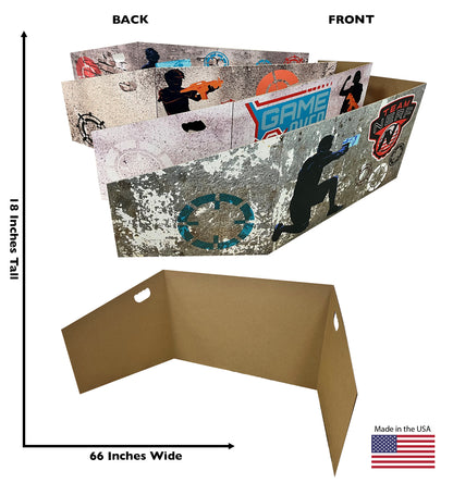 Life-size Cardboard Cutout of Nerf Barriers (Set of 4)