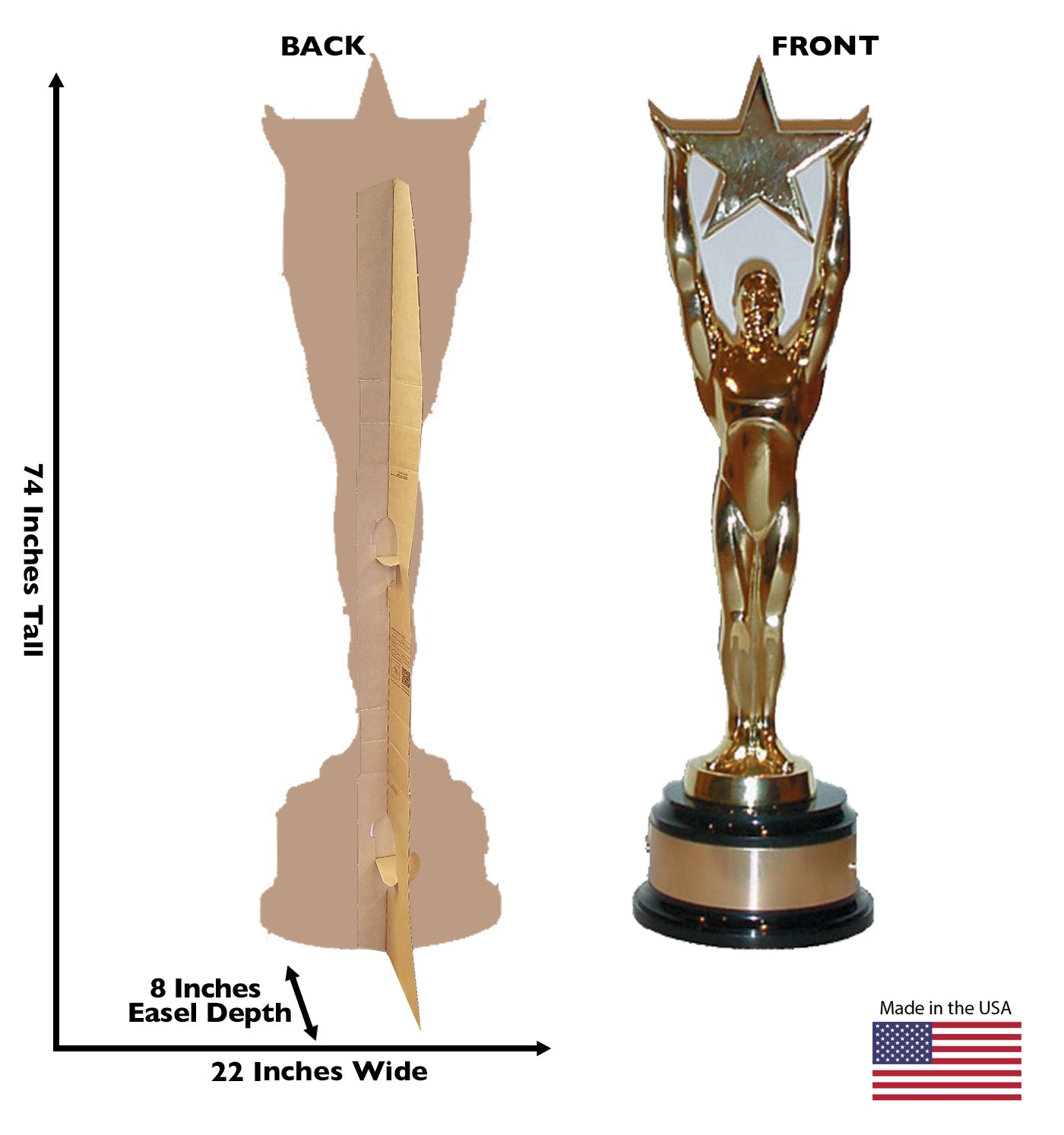 Life-size Star Award Cardboard Cutout Standee - All Cutouts
