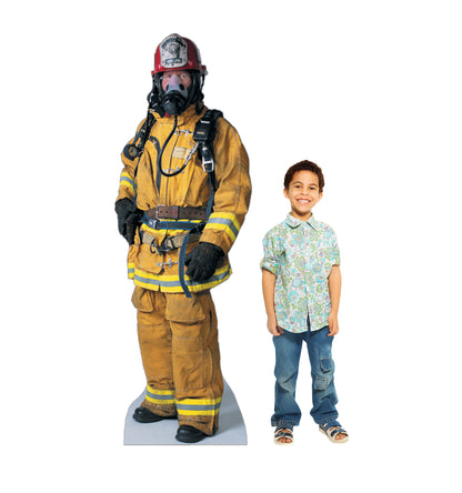 Life-size Firefighter Cardboard Standup | Cardboard Cutout - All Cutouts