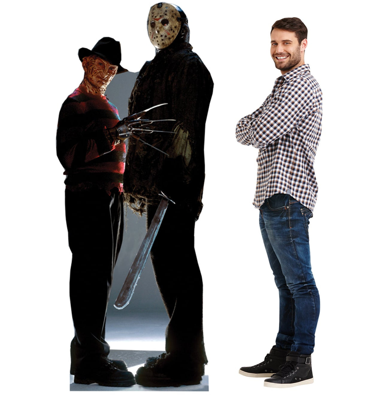 Life-size Freddy vs Jason Cardboard Cutout - All Cutouts