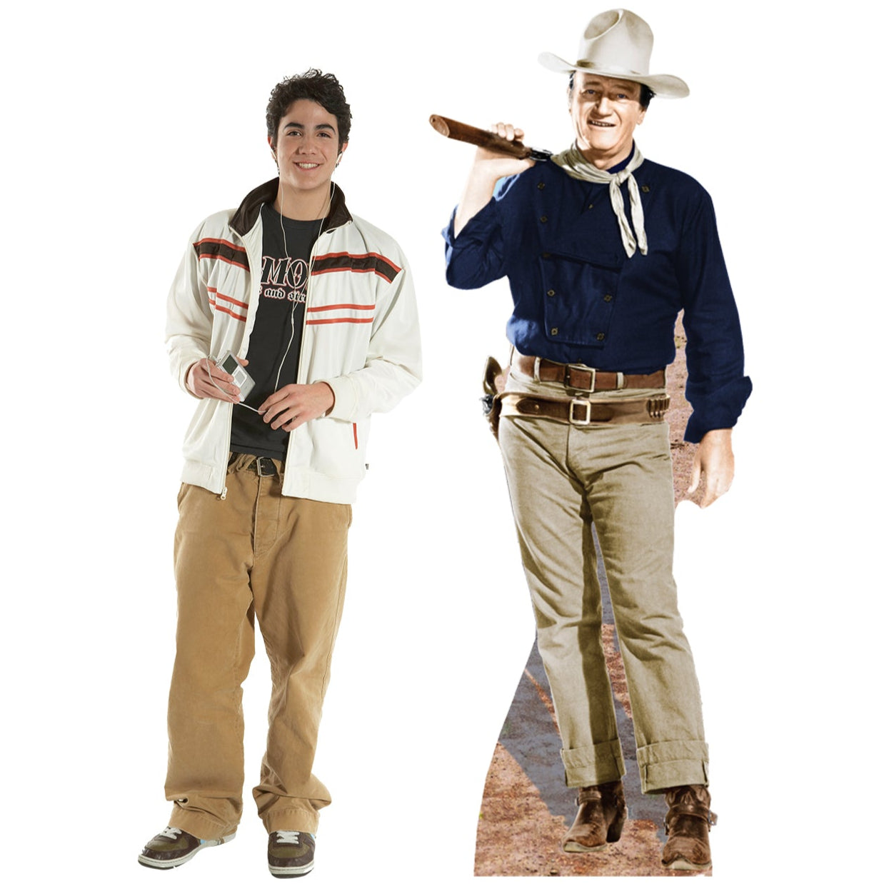 Life-size John Wayne-Rifle on Shoulder Cardboard Cutout - All Cutouts