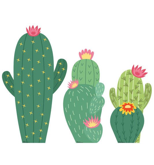 Cactus Grouping Life-Size Cardboard Cutout - All Cutouts
