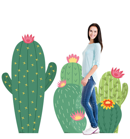 Cactus Grouping Life-Size Cardboard Cutout - All Cutouts