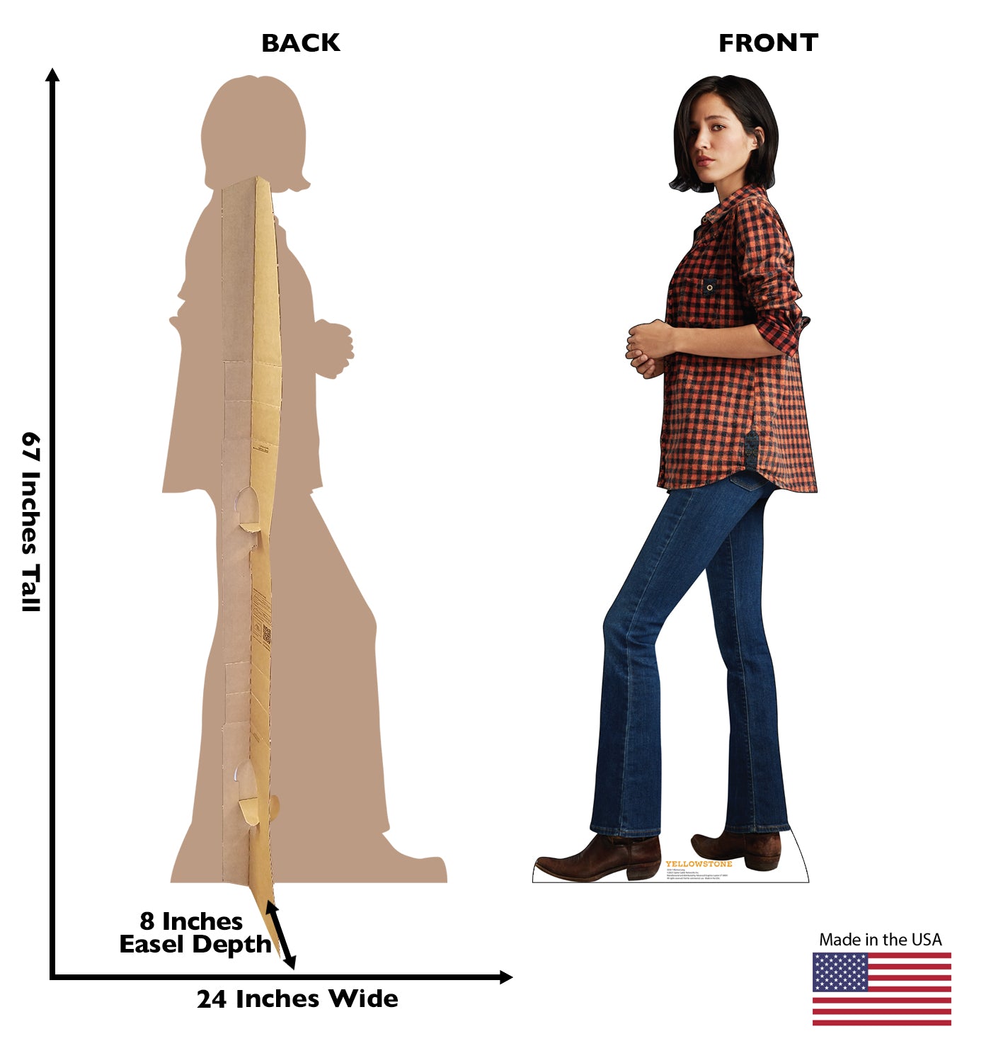 Life-size Cardboard Cutout of Monica Long - All Cutouts