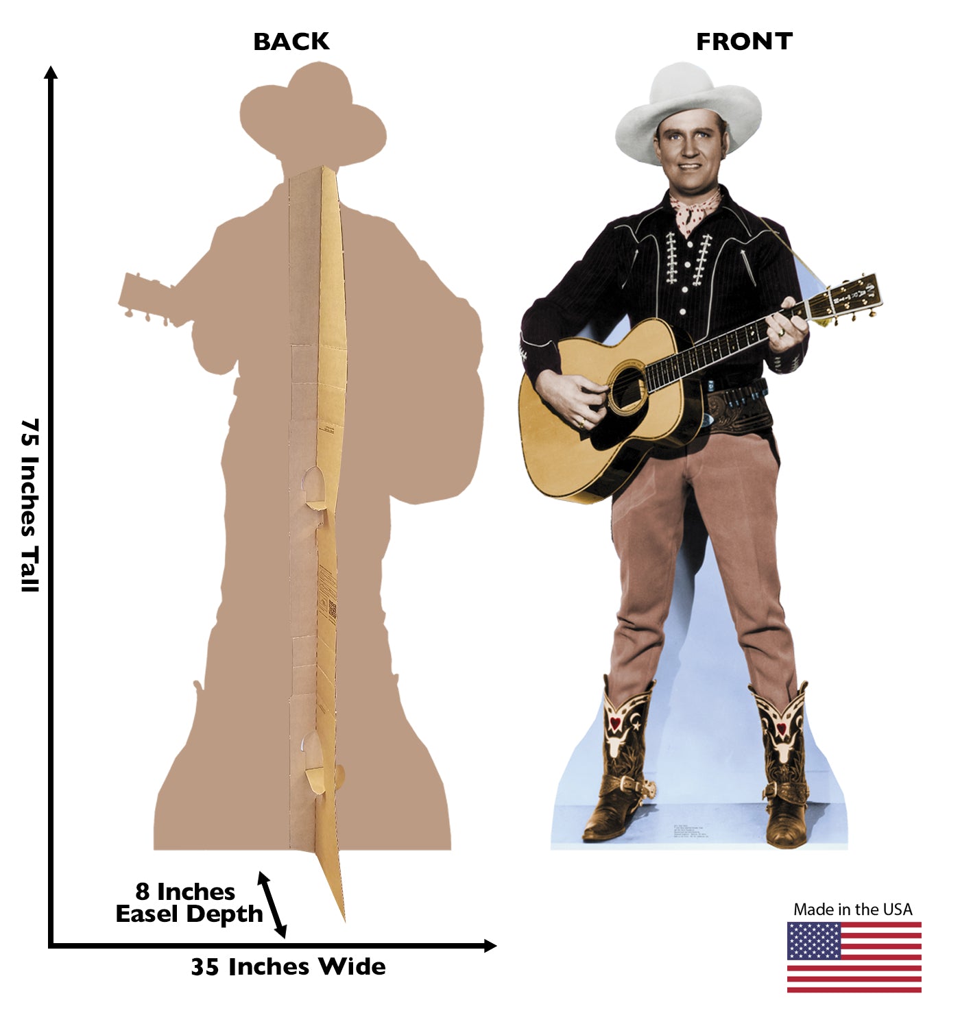 Life-size Gene Autry Cardboard Cutout Standee - All Cutouts