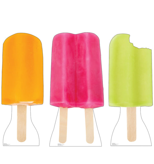Popsicles Set of 3 Life-Size Cardboard Cutout - All Cutouts