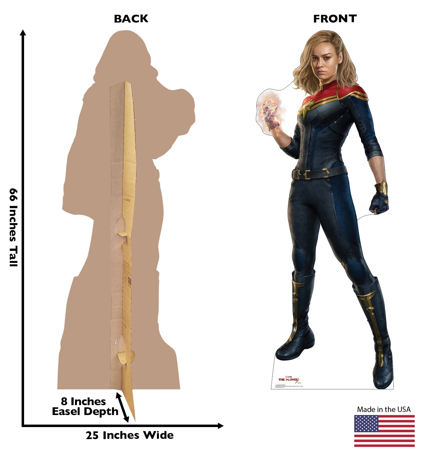 Life-size Cardboard Cutout of Captain Marvel - All Cutouts