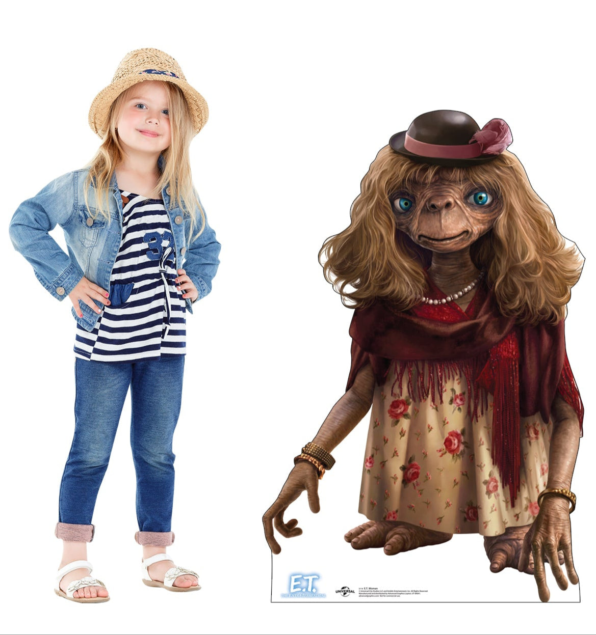 E.T. Woman Life-Size Cardboard Cutout - All Cutouts