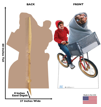 Life-size Cardboard Cutout of E.T. and Elliot on Bike - All Cutouts