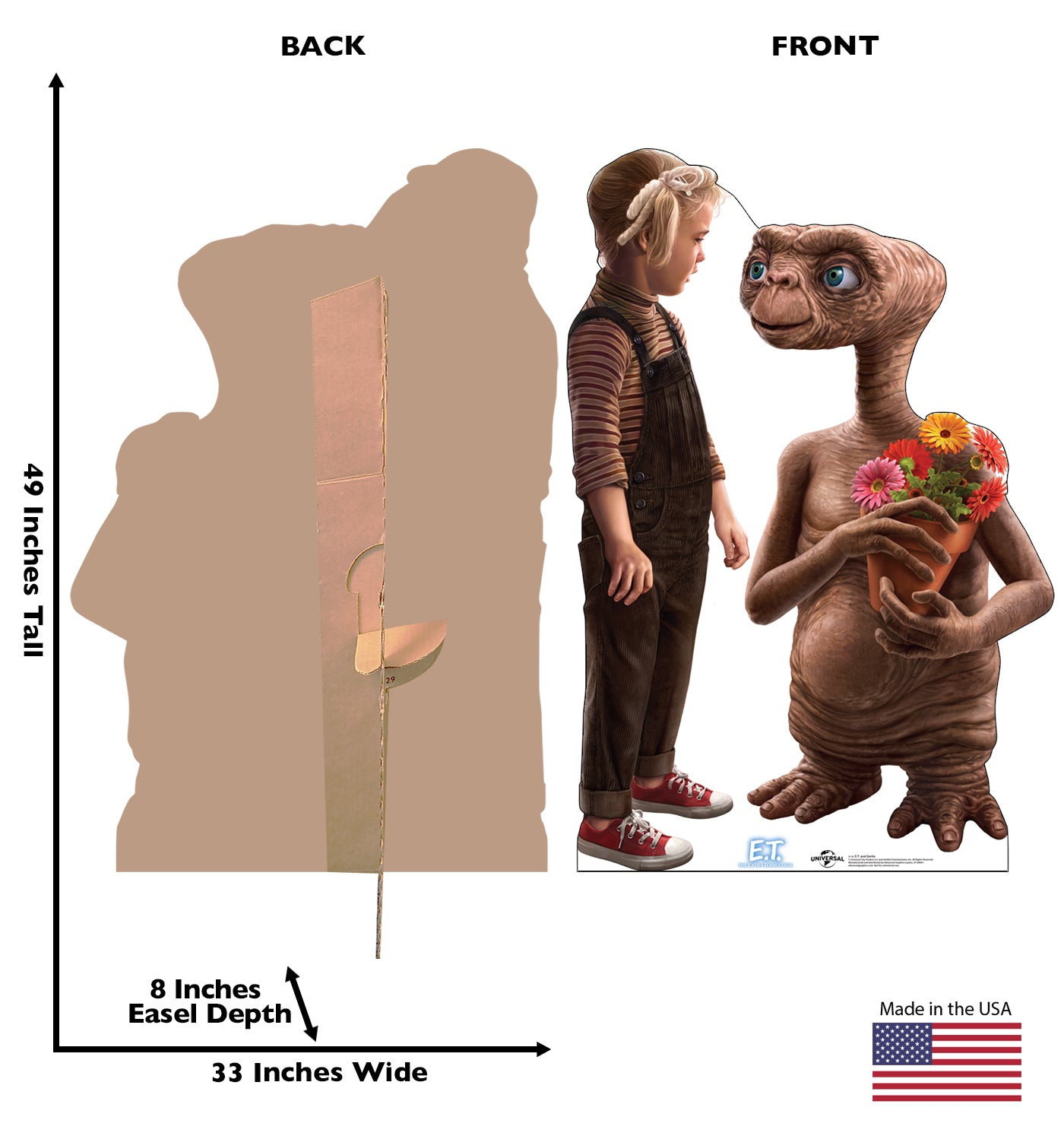 E.T. and Gertie Life-Size Cardboard Cutout - All Cutouts
