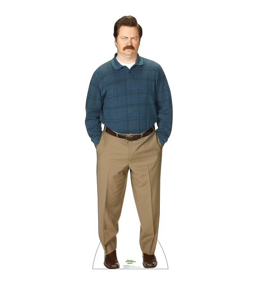 Life-size Cardboard Cutout of Ron Swanson - All Cutouts