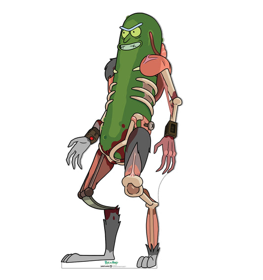 Pickle Rick Cardboard Standup - All Cutouts