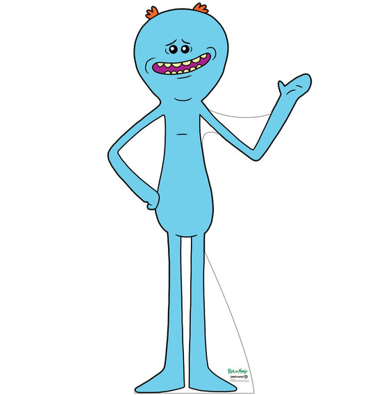 Life-Size Mr Meeseeks Cardboard Standup Cutout - All Cutouts