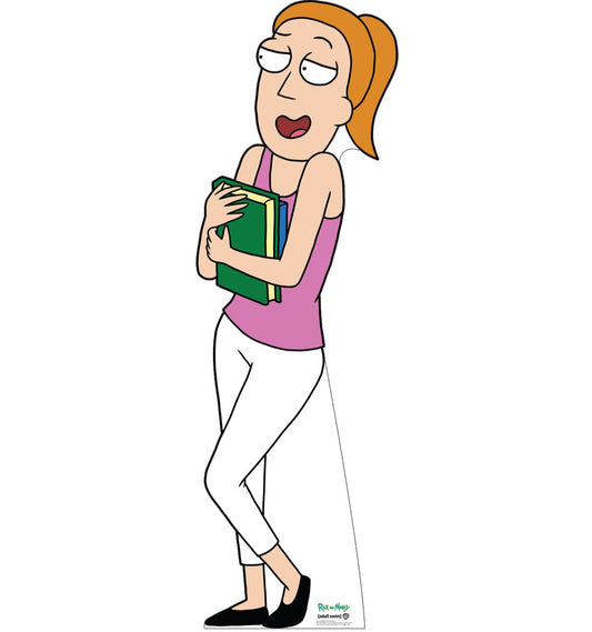 Summer Holding Books (Rick and Morty) Cardboard Standup - All Cutouts