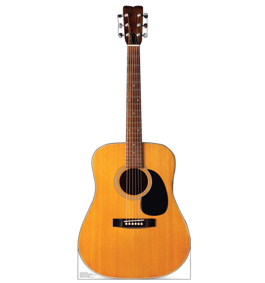 Acoustic Guitar Life-Size Cardboard Cutout - All Cutouts