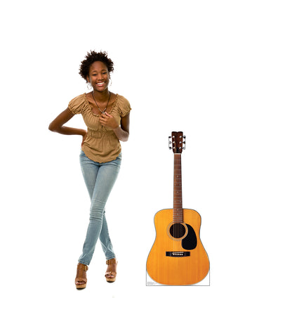 Acoustic Guitar Life-Size Cardboard Cutout - All Cutouts
