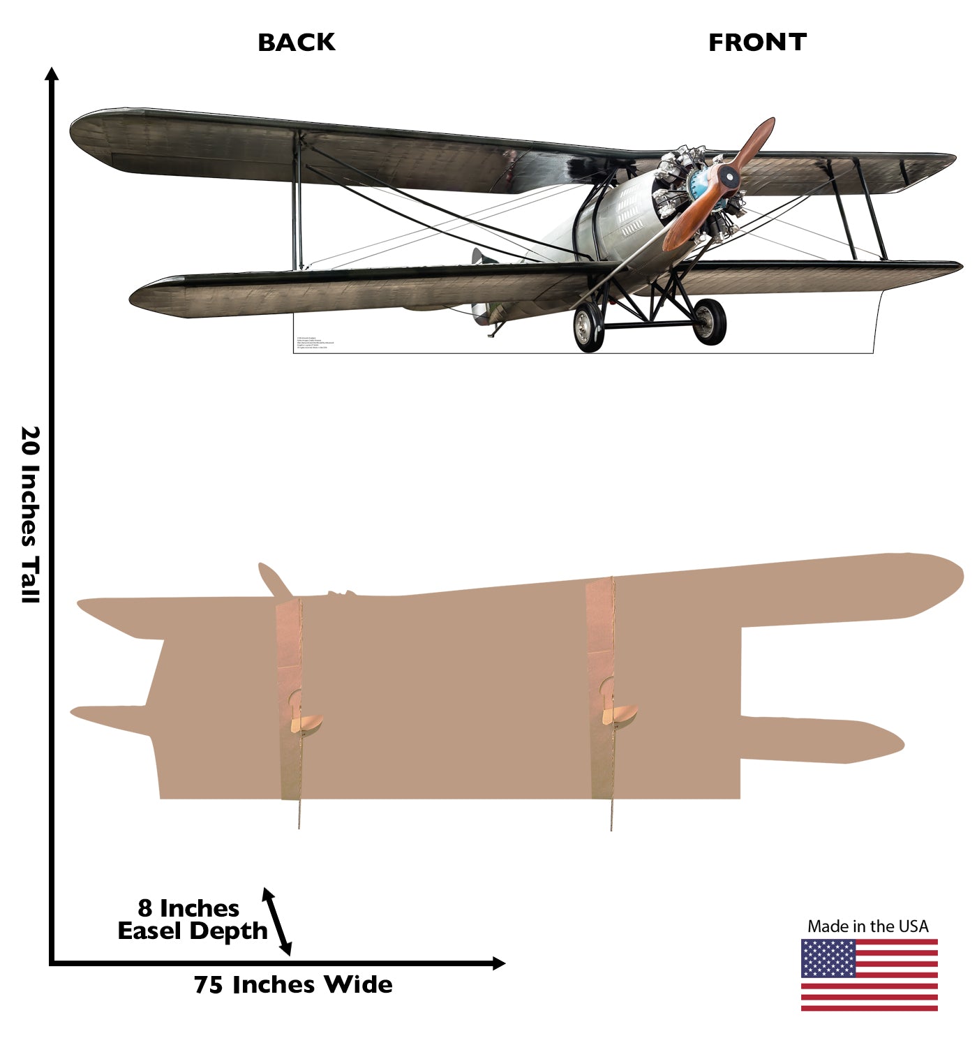 Ancient Airplane Cardboard Cutout Standee - All Cutouts