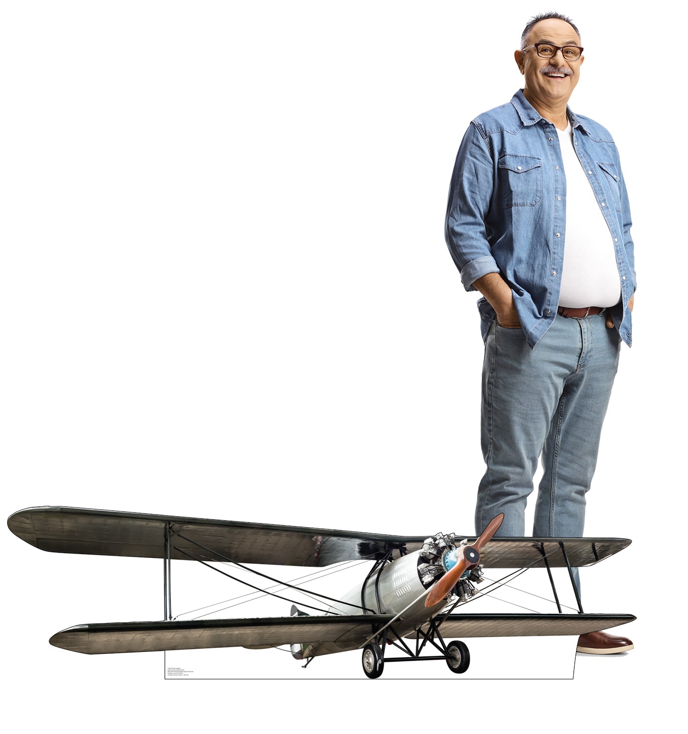 Ancient Airplane Cardboard Cutout Standee - All Cutouts