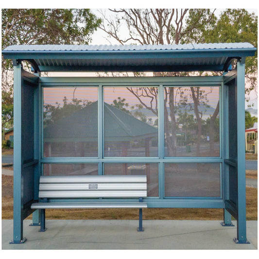Bus Stop Shelter Backdrop Life-Size Cardboard Cutout - All Cutouts