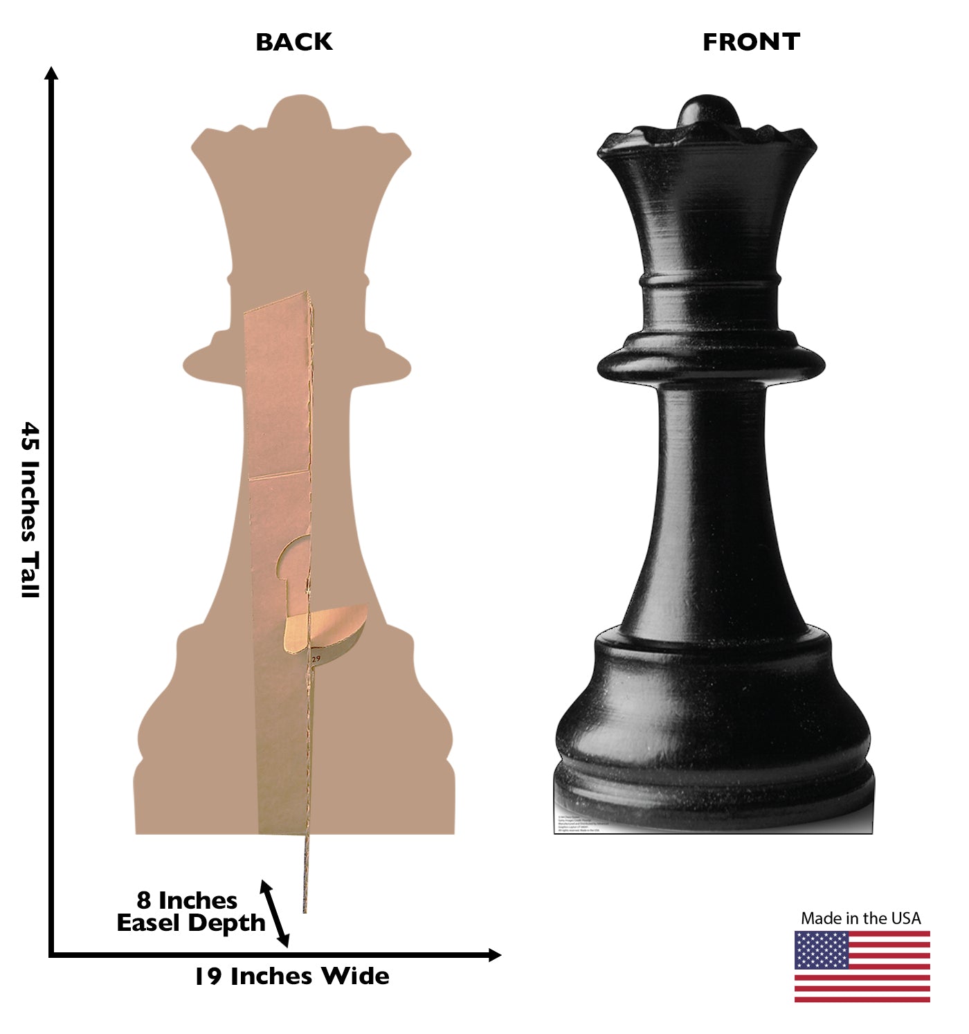 Chess Queen Life-Size Cardboard Cutout - All Cutouts