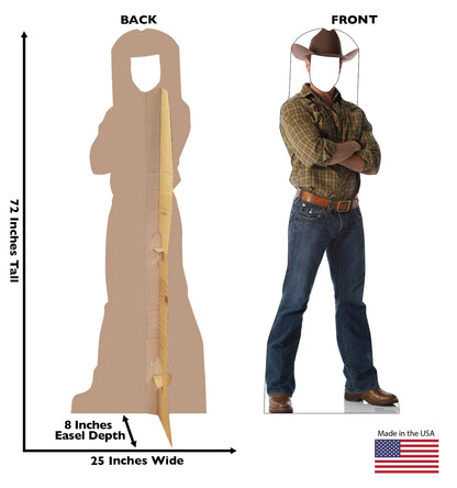 Cowboy Life-Size Cardboard Standin - All Cutouts