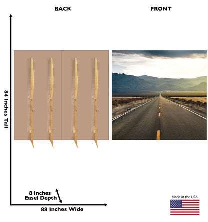 Death Valley Backdrop Life-Size Cardboard Cutout - All Cutouts