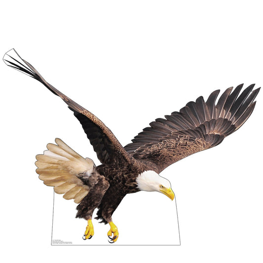 Flying Bald Eagle Life-Size Cardboard Cutout - All Cutouts