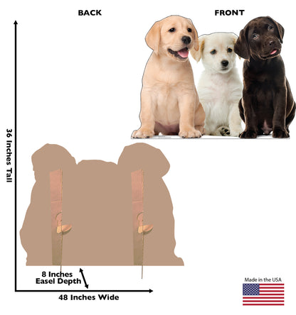Puppy Group Life-Size Cardboard Cutout - All Cutouts