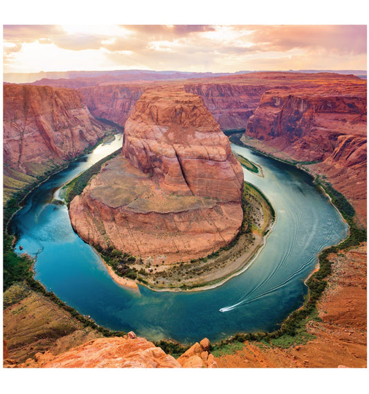 Horseshoe Bend Backdrop Life-Size Cardboard Cutout