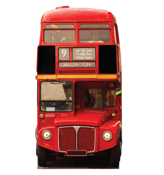 Old London Bus Life-Size Cardboard Cutout - All Cutouts