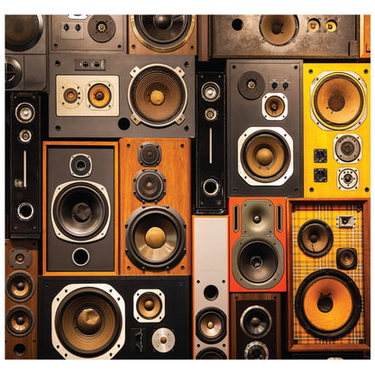 Retro Speakers Backdrop Life-Size Cardboard Cutout - All Cutouts