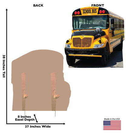 School Bus Life-Size Cardboard Cutout - All Cutouts