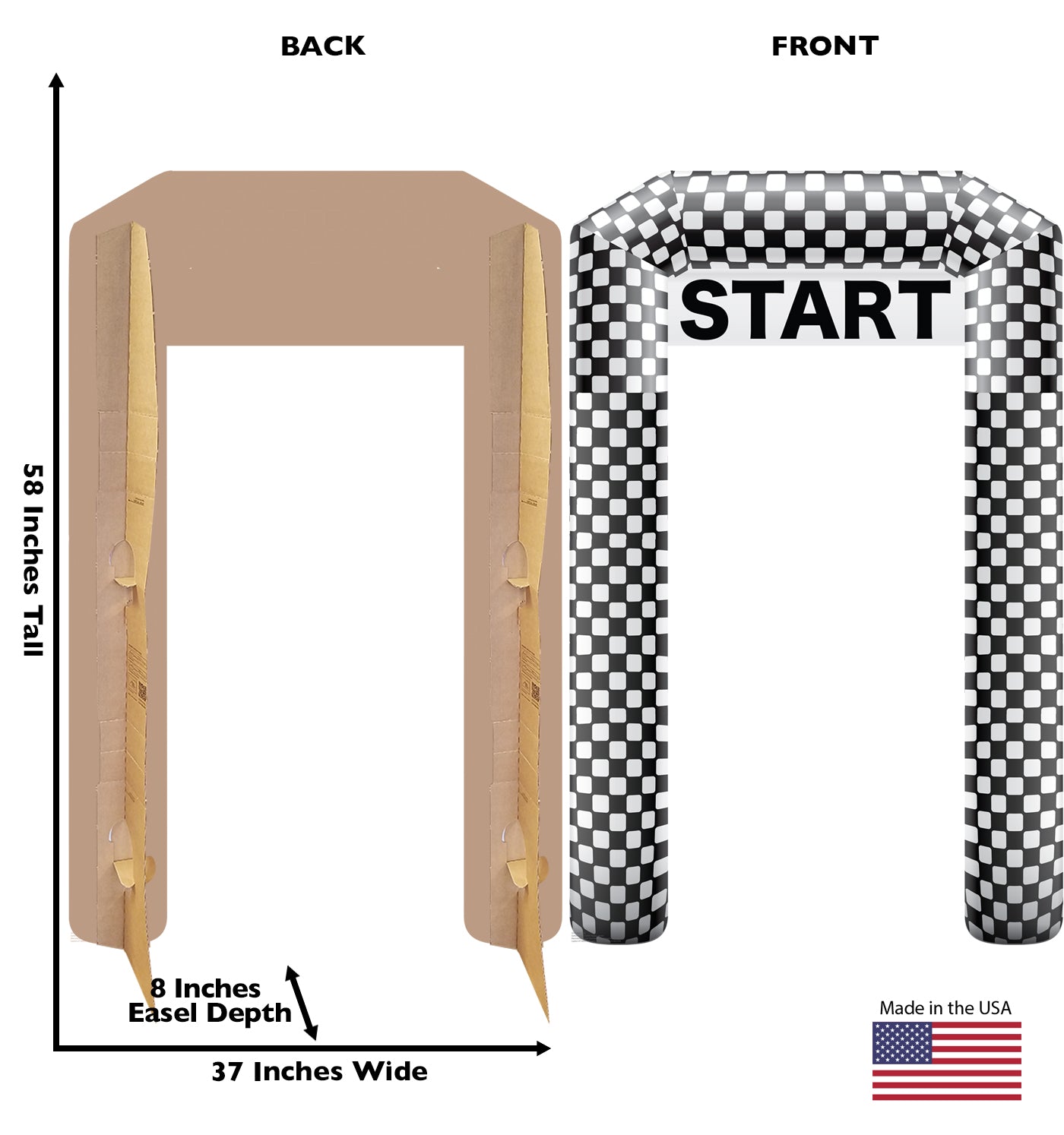 Start Line Life-Size Cardboard Cutout - All Cutouts