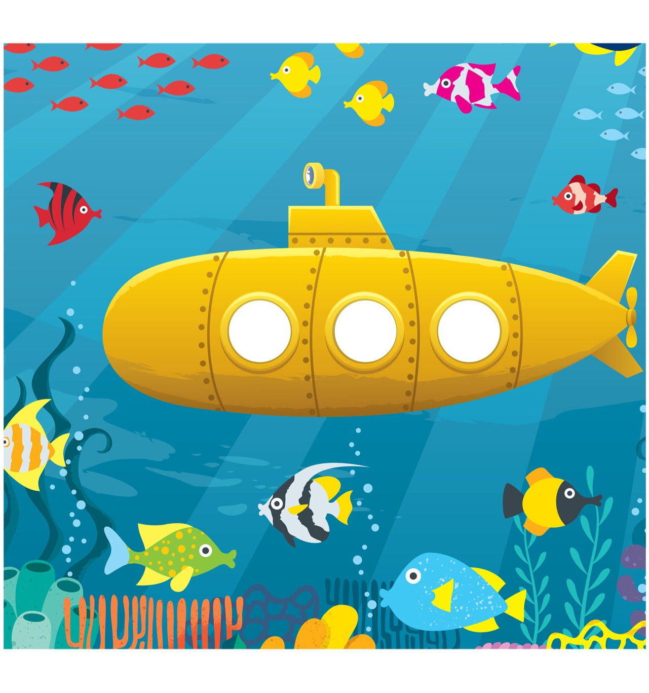 Submarine Backdrop Life-Size Cardboard Stand-in