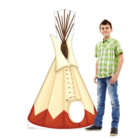 Tipi Life-Size Cardboard Cutout - All Cutouts