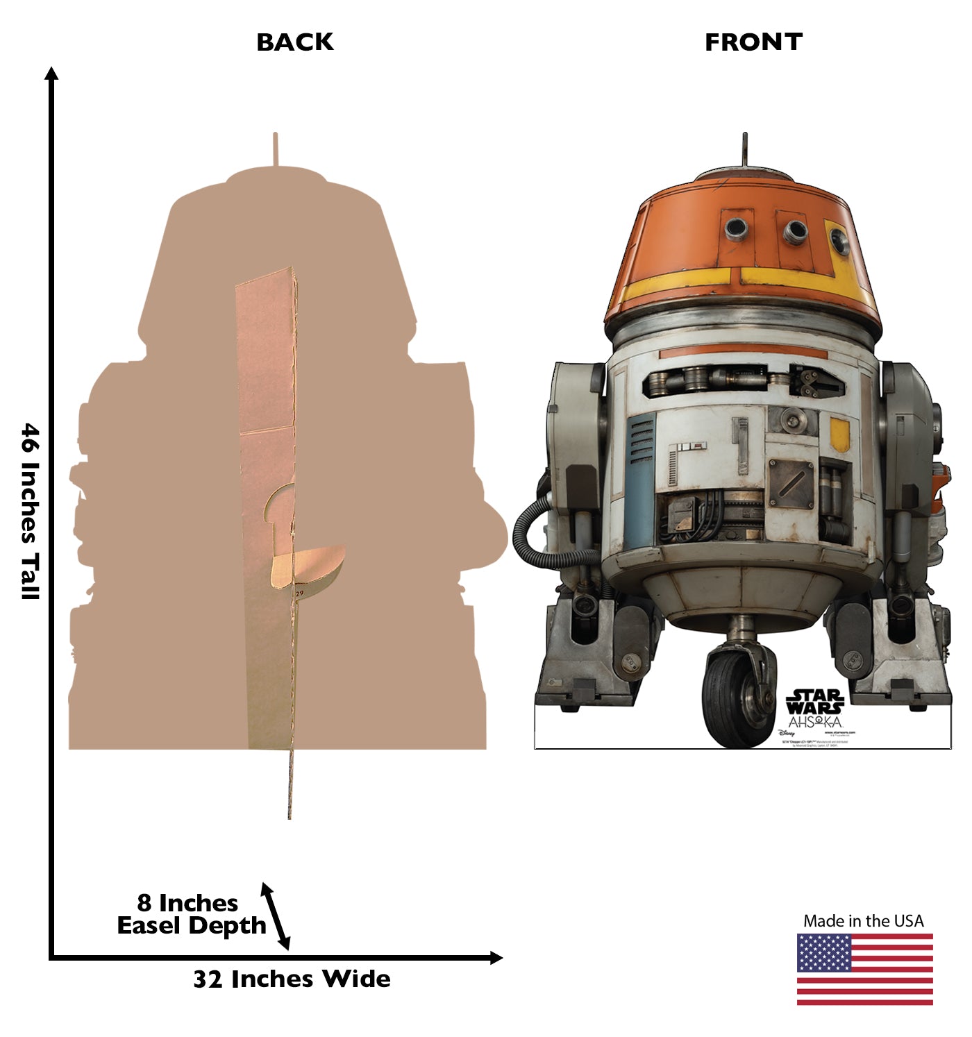 Ahsoka Chopper C1_10P Life-Size Cardboard Cutout - All Cutouts
