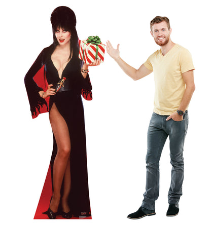Elvira Christmas Present Life-Size Cardboard Cutout - All Cutouts