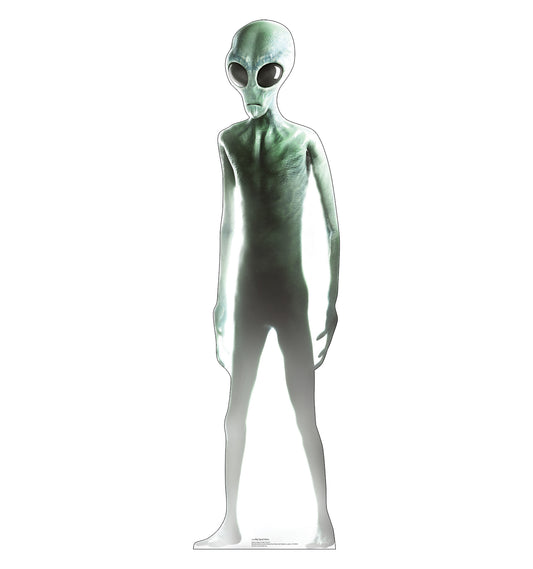 Big Eyed-Alien Life-Size Cardboard Standup - All Cutouts