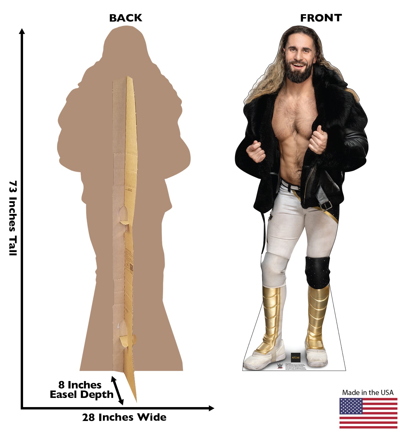 Seth Rollins Life-Size Cardboard Cutout - All Cutouts