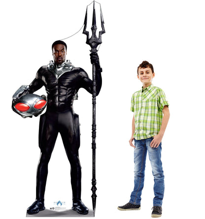 Black Manta Life-Size Cardboard Cutout Standee - All Cutouts