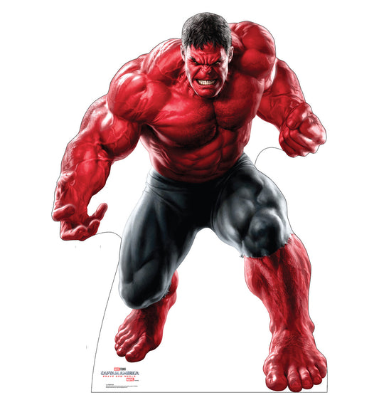 Red Hulk Life-Size Cardboard Cutout