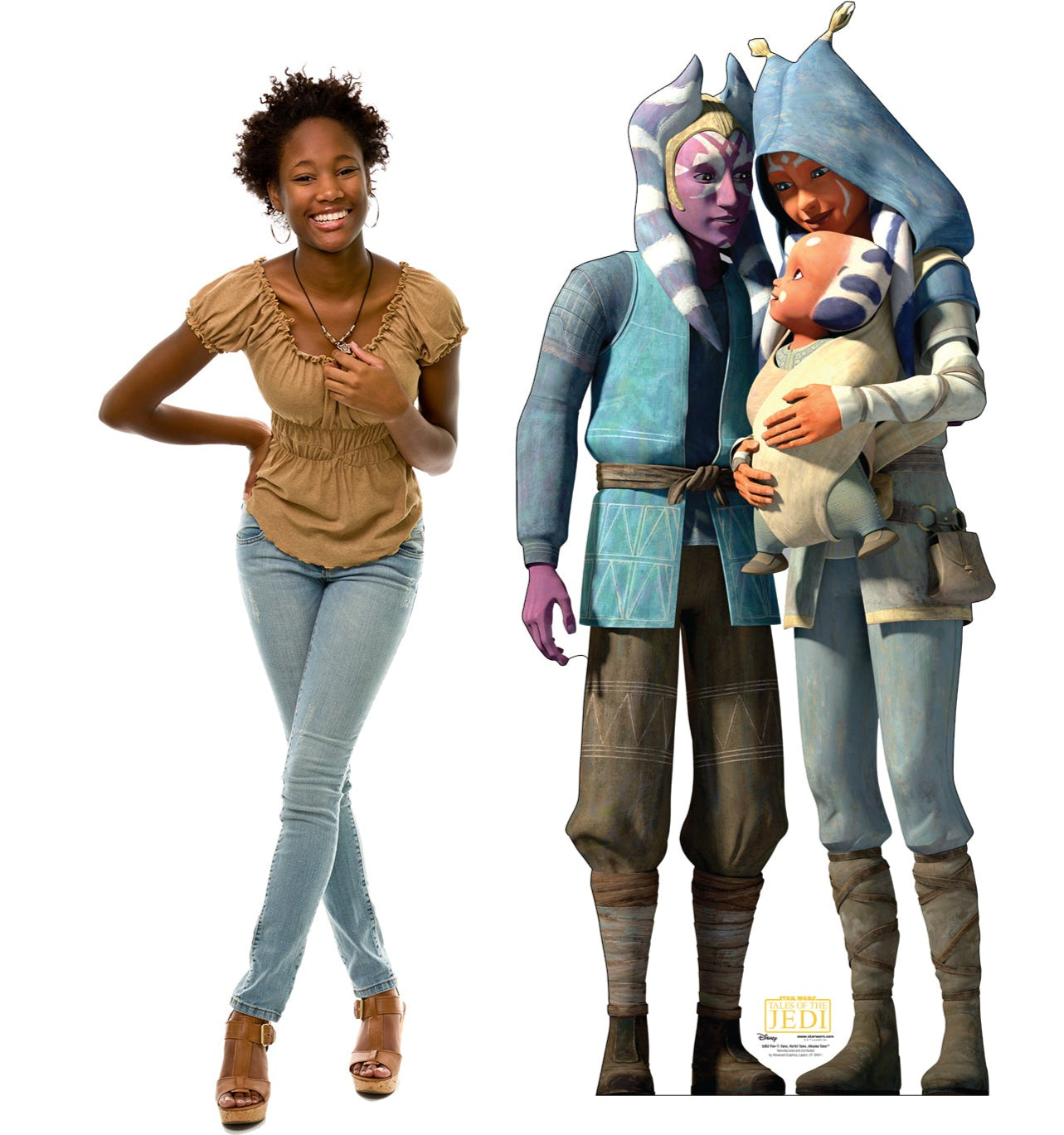 Pav-Ti Tano, Na'kil Tano, Ahsoka Tano Life-Size Cardboard Cutout - All Cutouts