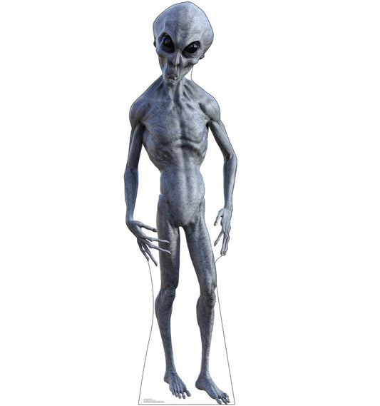 Black Eyed Alien Cardboard Cutout - All Cutouts