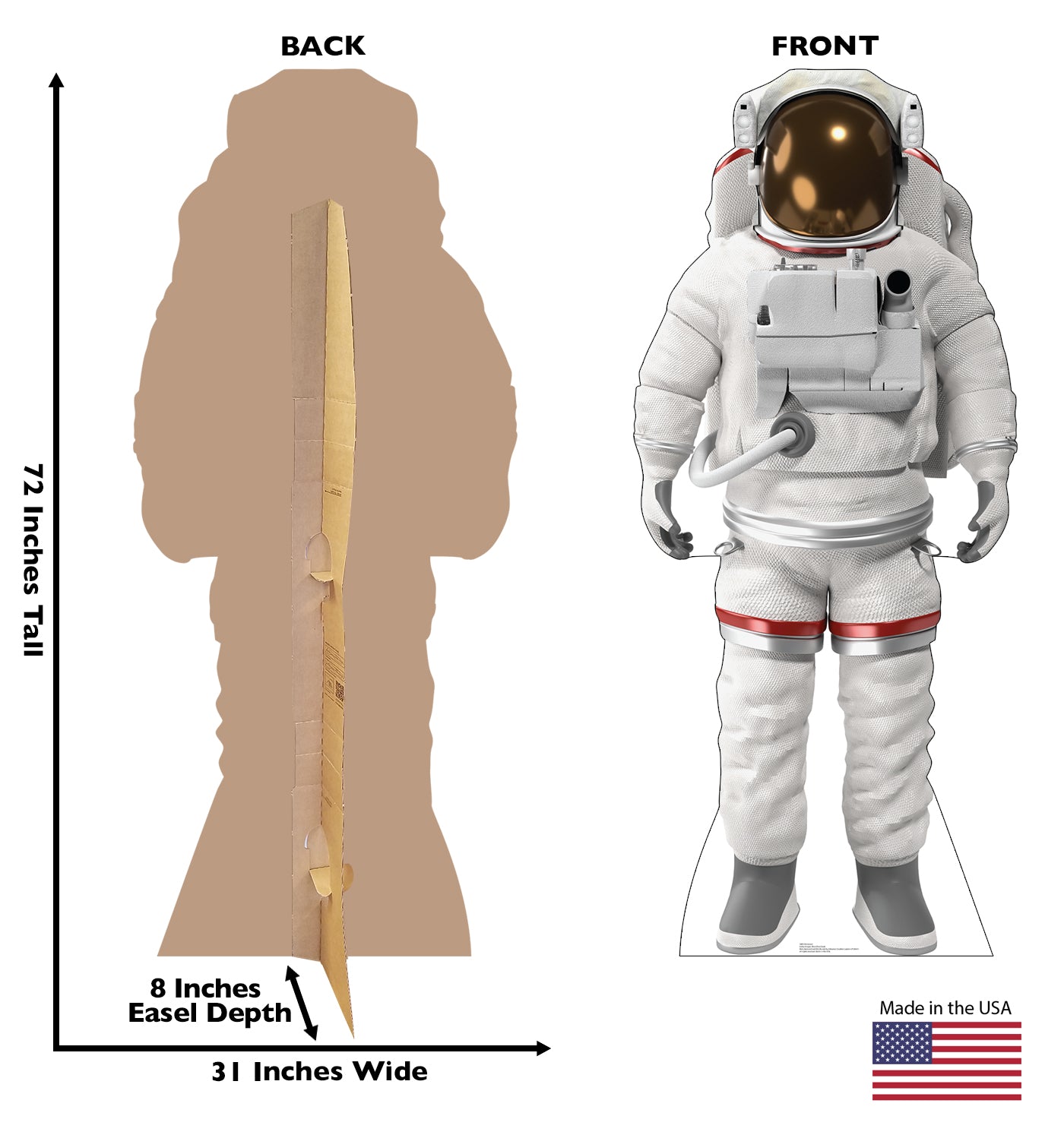 Astronaut Life-Size Cardboard Cutout - All Cutouts
