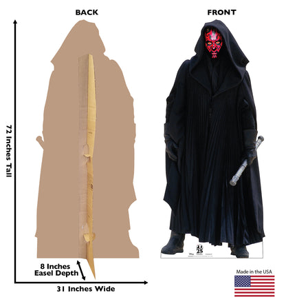 Darth Maul™ Life-Size Cardboard Cutout - All Cutouts
