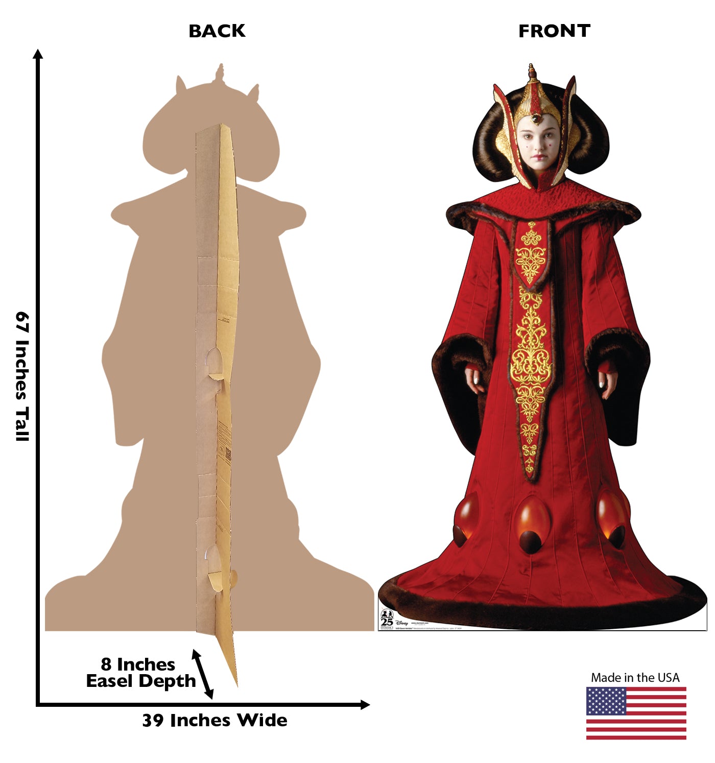 Queen Amidala™ Life-Size Cardboard Cutout - All Cutouts