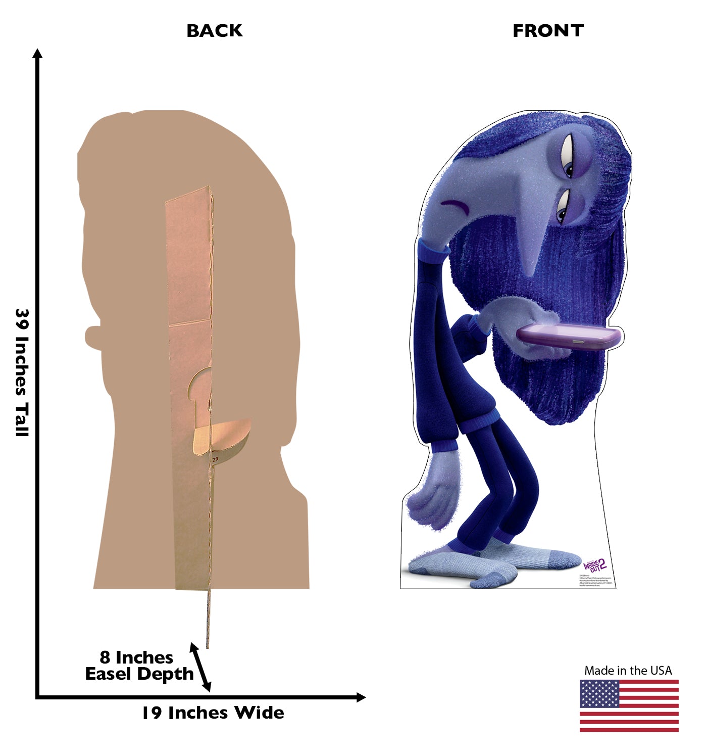 Life-size Ennui Inside Out 2 Cardboard Cutout - All Cutouts