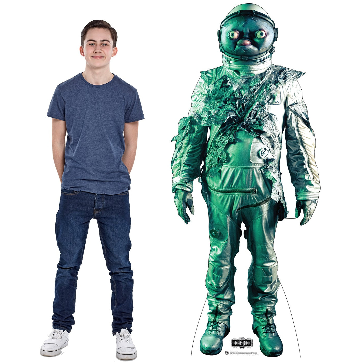 Green Ghost Life-Size Cardboard Cutout - All Cutouts